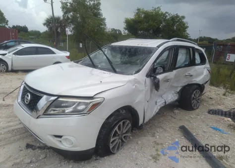 2014 Nissan Pathfinder Platinum/Sv/S/Sl из США, поврежденный, VIN 5N1AR2MM5EC674097